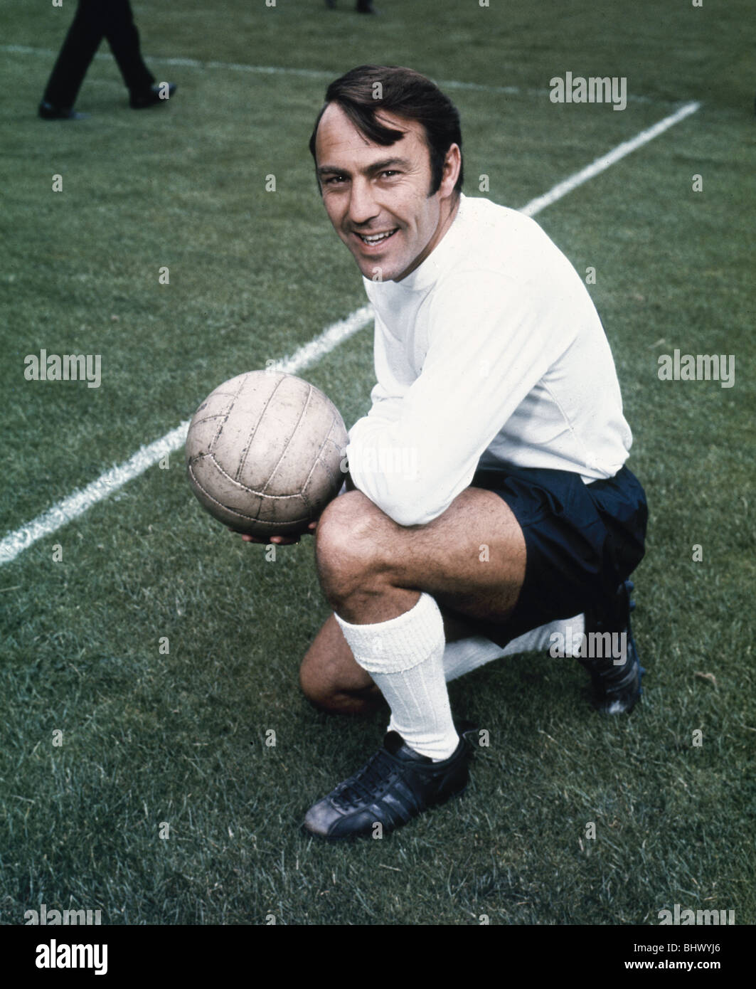 Tottenham Hotspur footballer Jimmy Greaves during training July 1968 Stock  Photo - Alamy