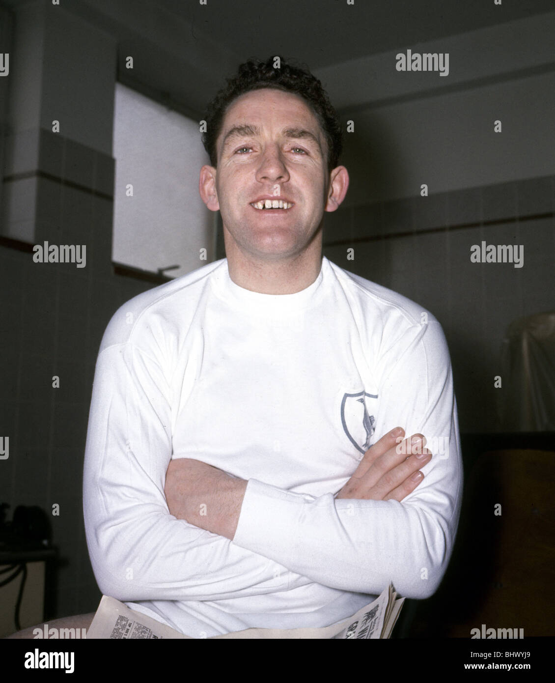Tottenham Hotspur footballer Dave Mackay March 1964 Stock Photo