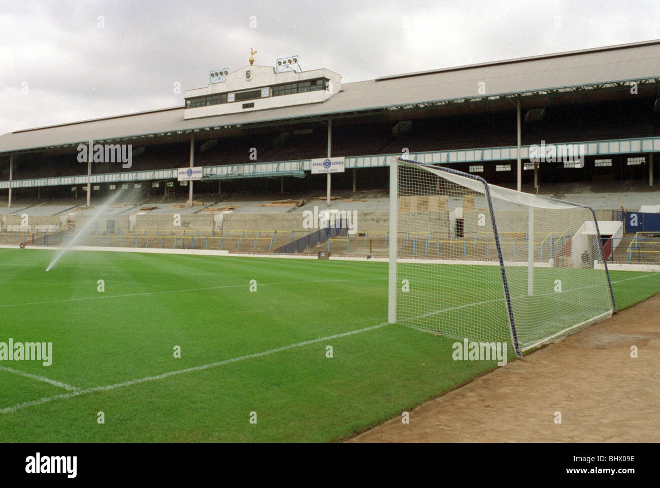 White Hart Lane football ground, home of Tottenham Hotspur, August 1988. Stock Photo