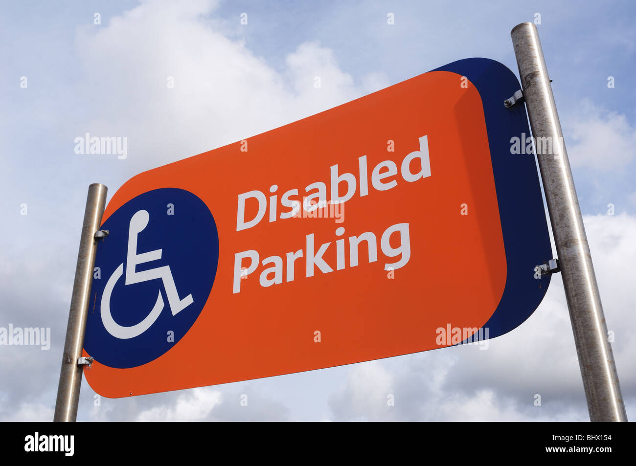 Disabled Parking Sign - John Gollop Stock Photo
