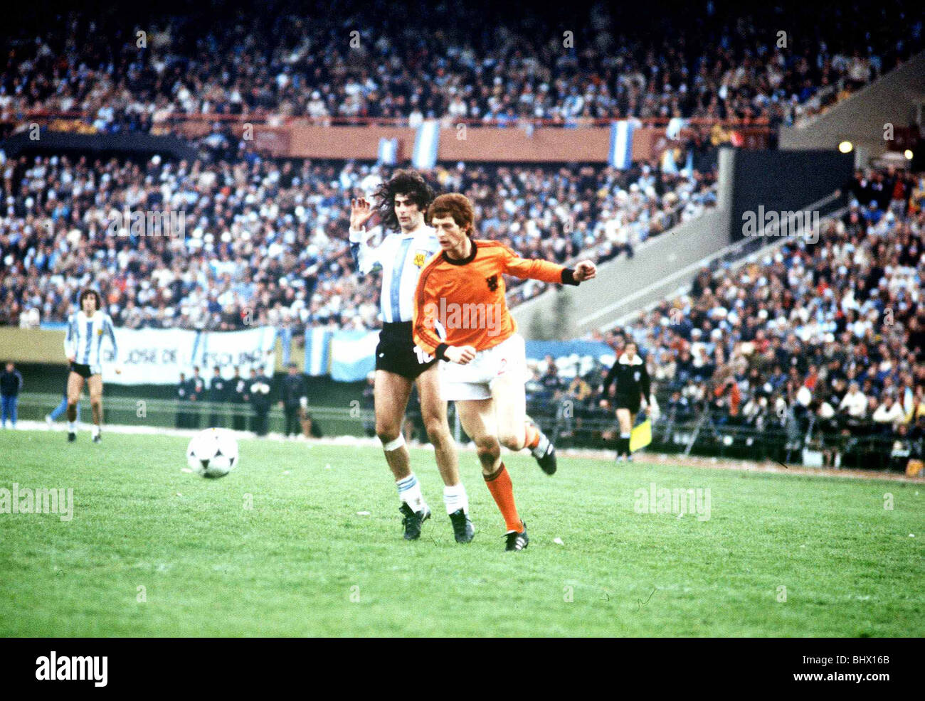 Holland V Argentina World Cup Final 1978 Mario Kempes And Brandits