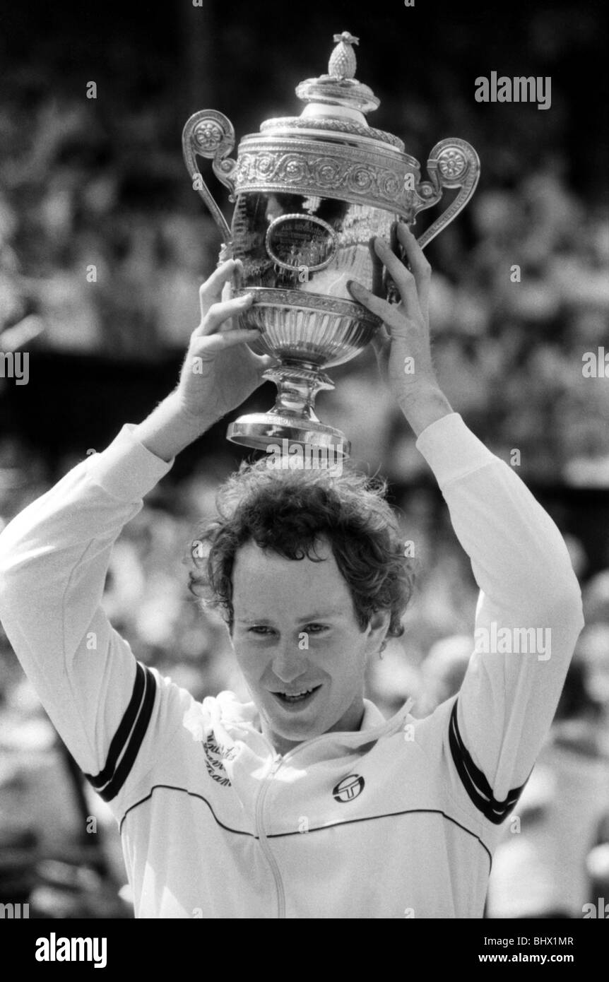 Wimbledon John Mcenroe 1983 Hi res Stock Photography And Images Alamy