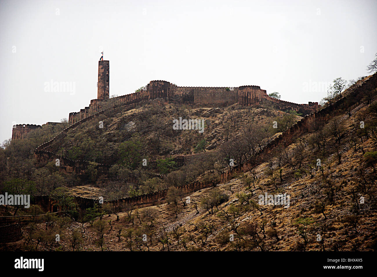 Fort of Jaipur, Rajasthan, India Stock Photo
