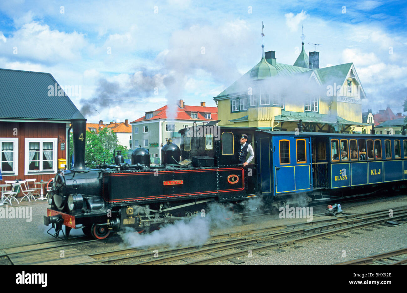 mariefred-sweden-train-hi-res-stock-photography-and-images-alamy
