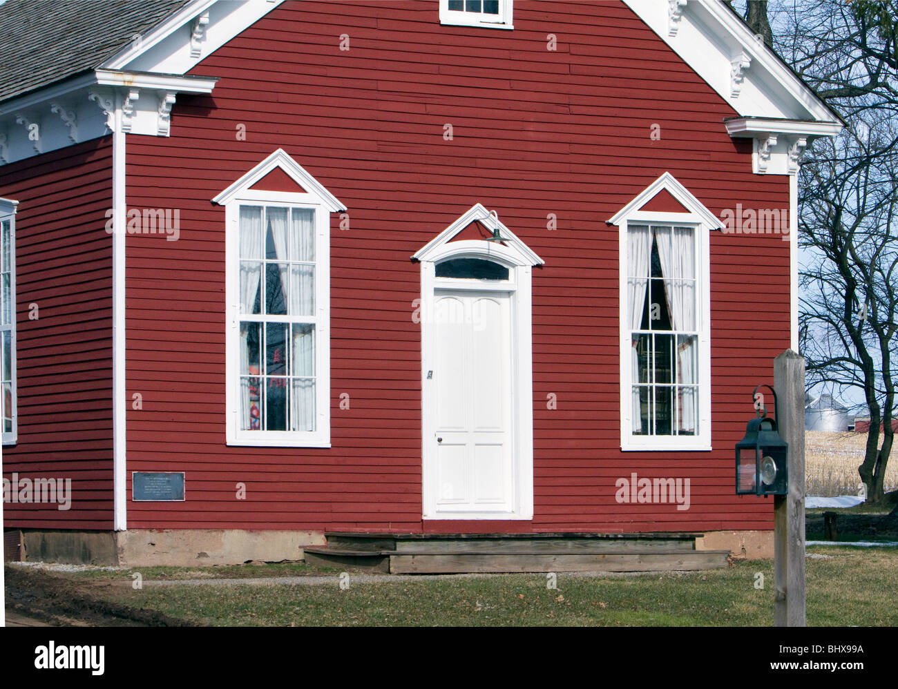 Red School House High Resolution Stock Photography and Images Alamy