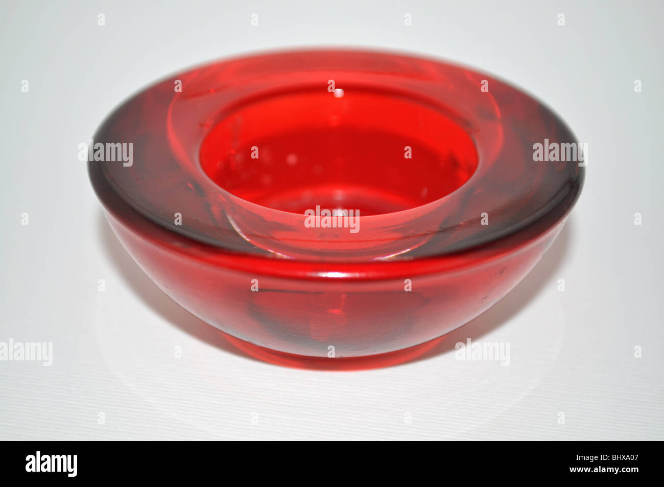red tea light holder Stock Photo Alamy