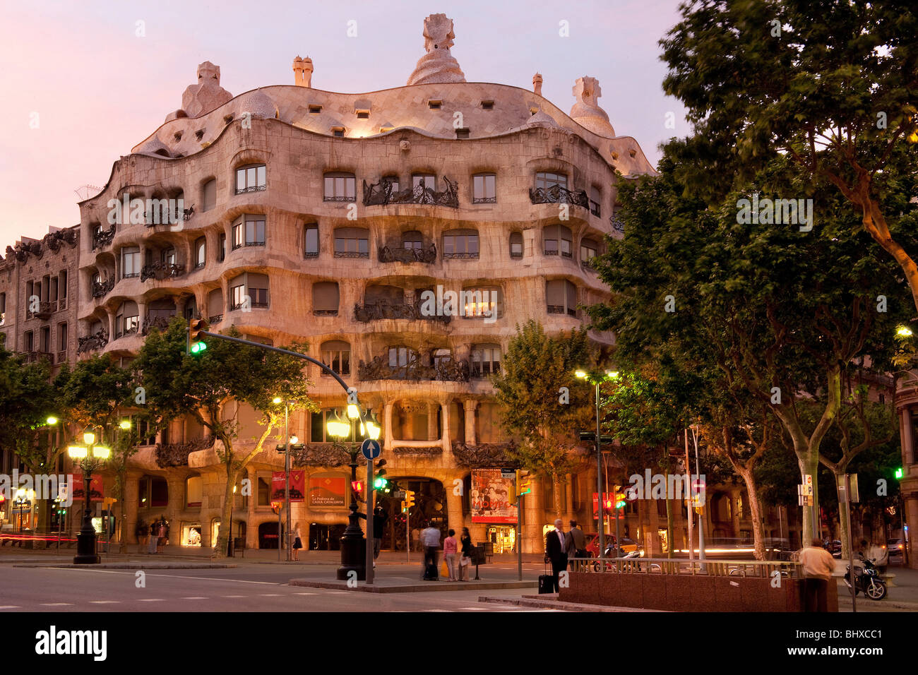 Casa Mila von Gaudi (La Pedrera), Barcelona, Mai 2009, Spanien#Casa ...