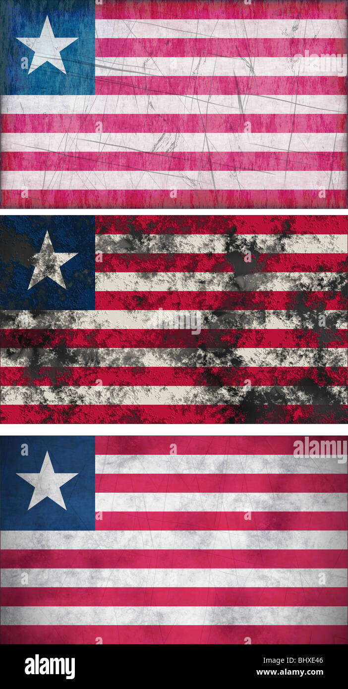 Great Image of the Flag of Liberia Stock Photo - Alamy