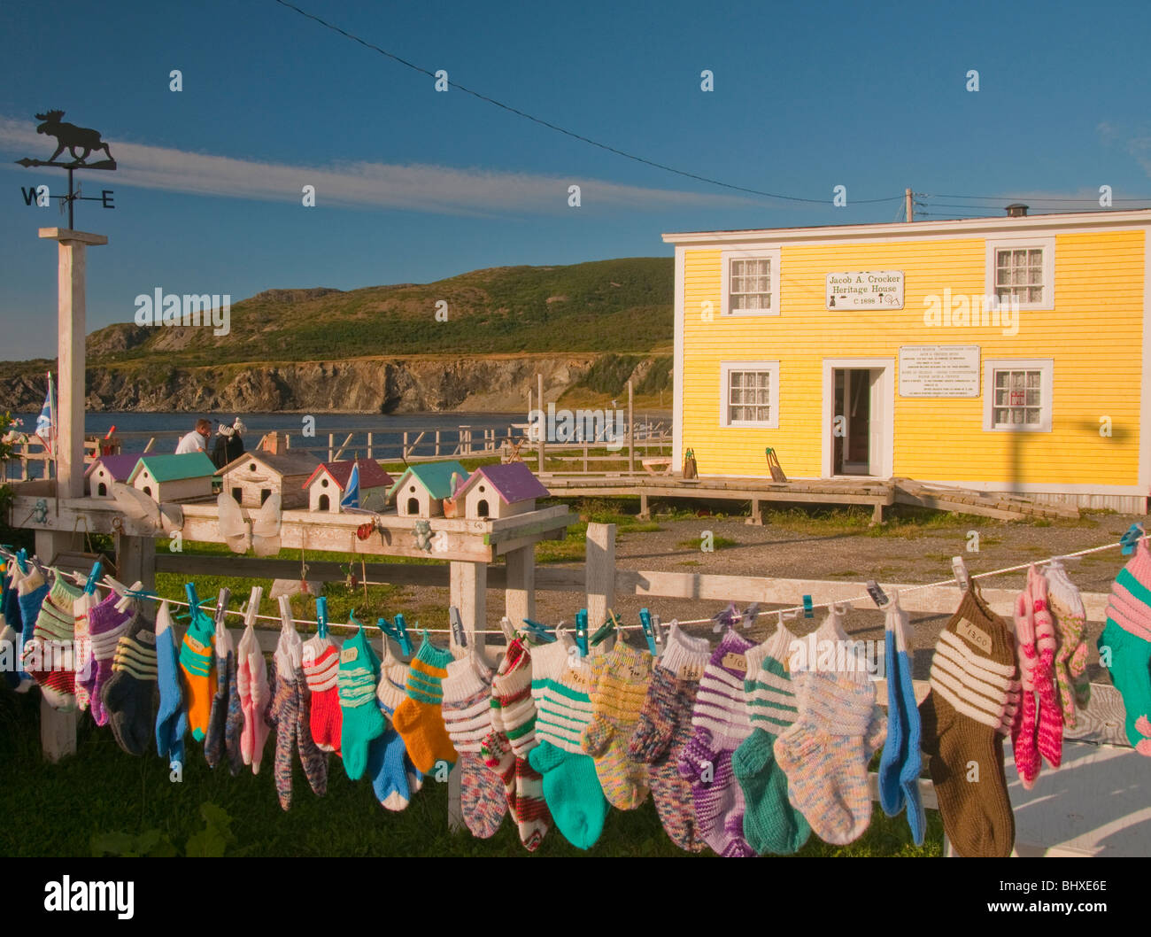 Newfoundland, Fishing village of Trout River, Craft Shop and Heritage House. Gros Morne National