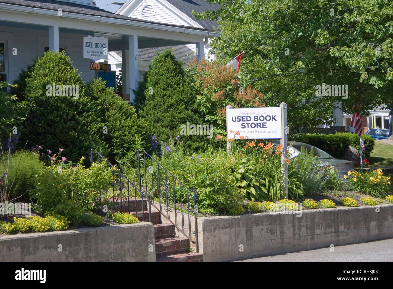 The Used Book Store in Boothbay Harbor, Maine Stock Photo Alamy