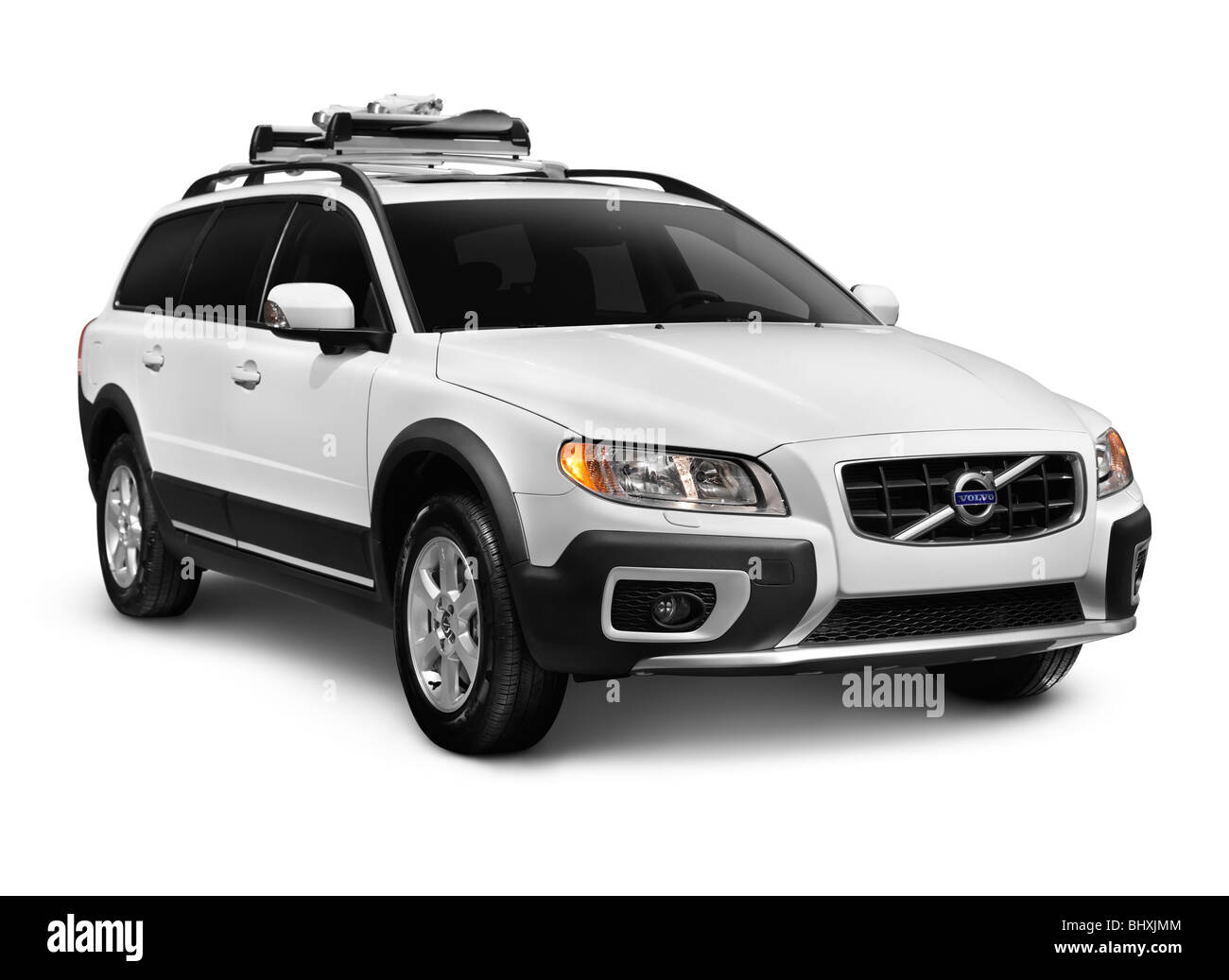 License available at MaximImages.com - 2010 Volvo XC70 3.2 AWD station wagon isolated car on white background with clipping path Stock Photo