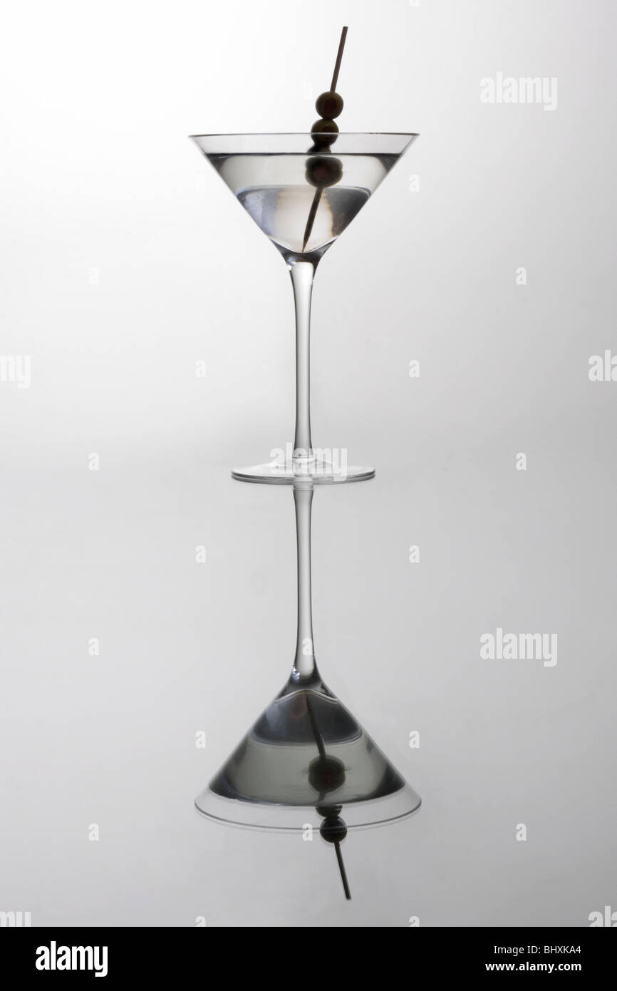 Straight up Martini Stock Photo Alamy