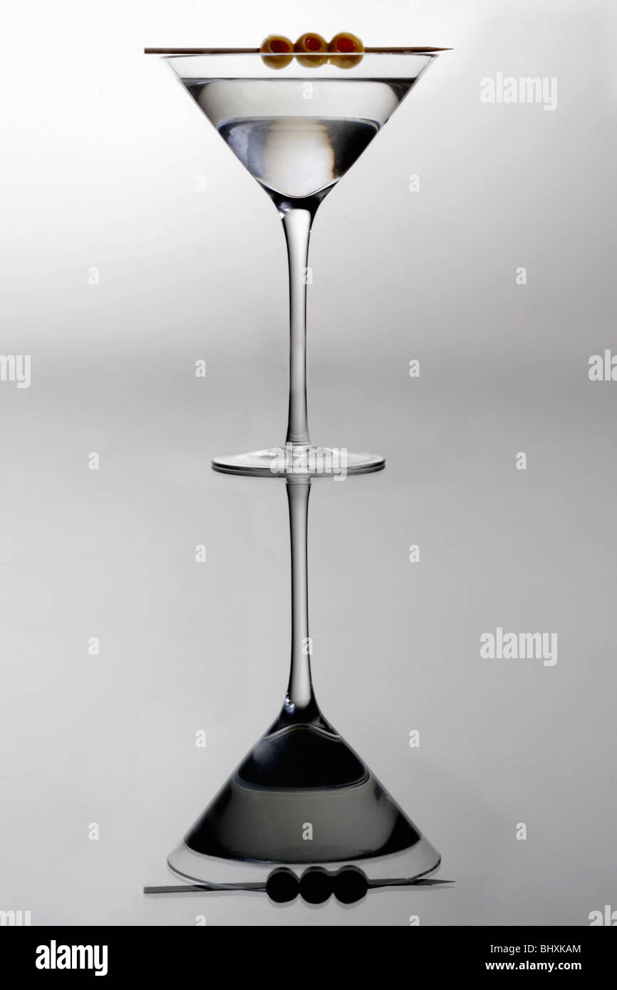 Straight Up Martini Stock Photo Alamy
