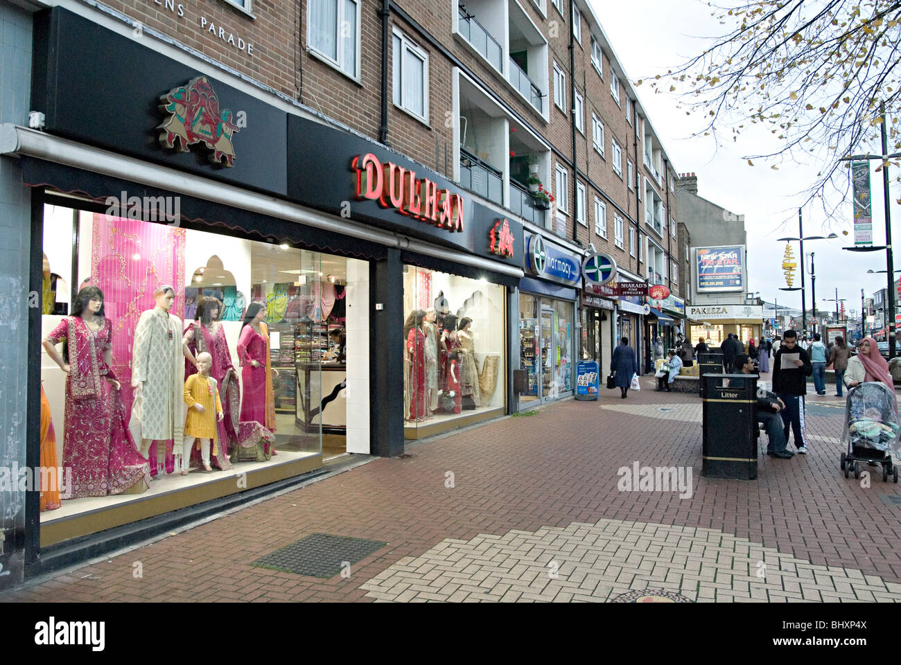 dulhan fashion shop on the broadway southall west london a