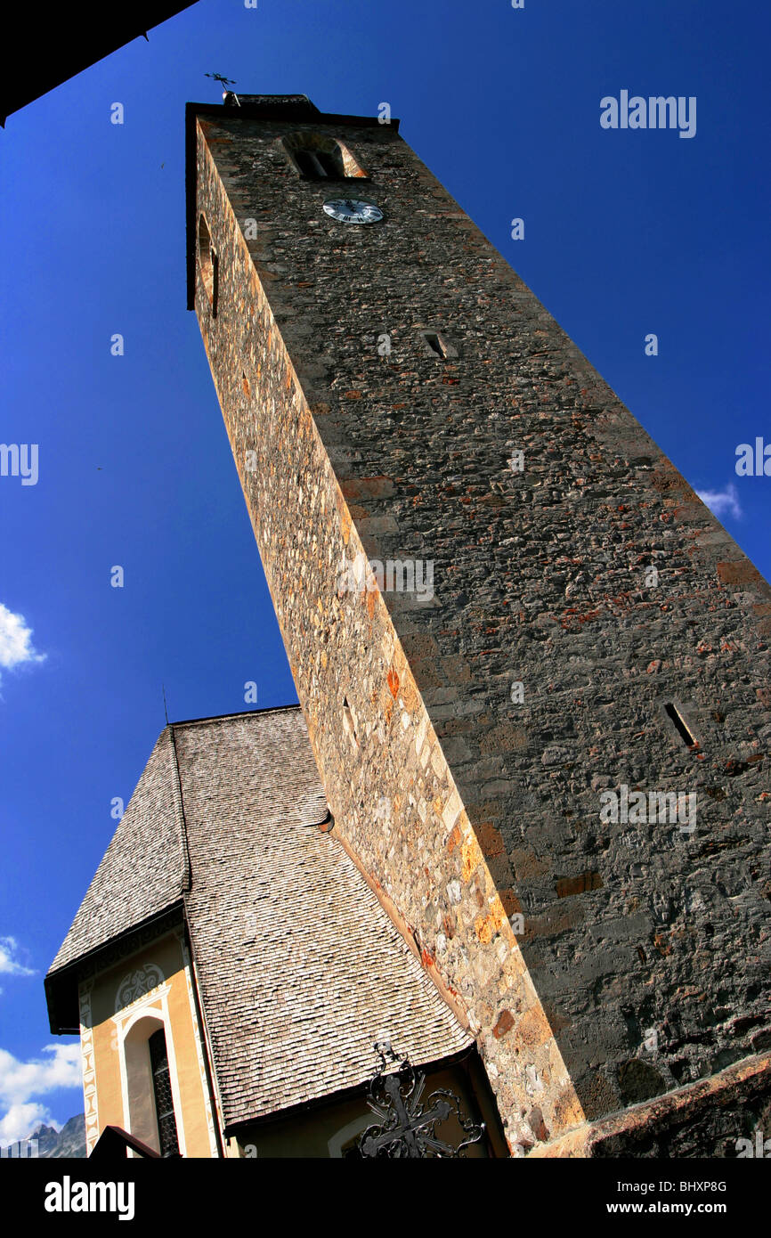 church in lech on arlberg Stock Photo - Alamy