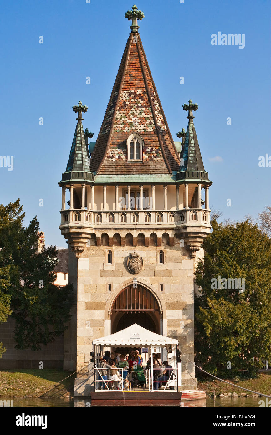 Franzensburg in the chateau park in Laxenburg, Lower Austria, Austria, Europe Stock Photo
