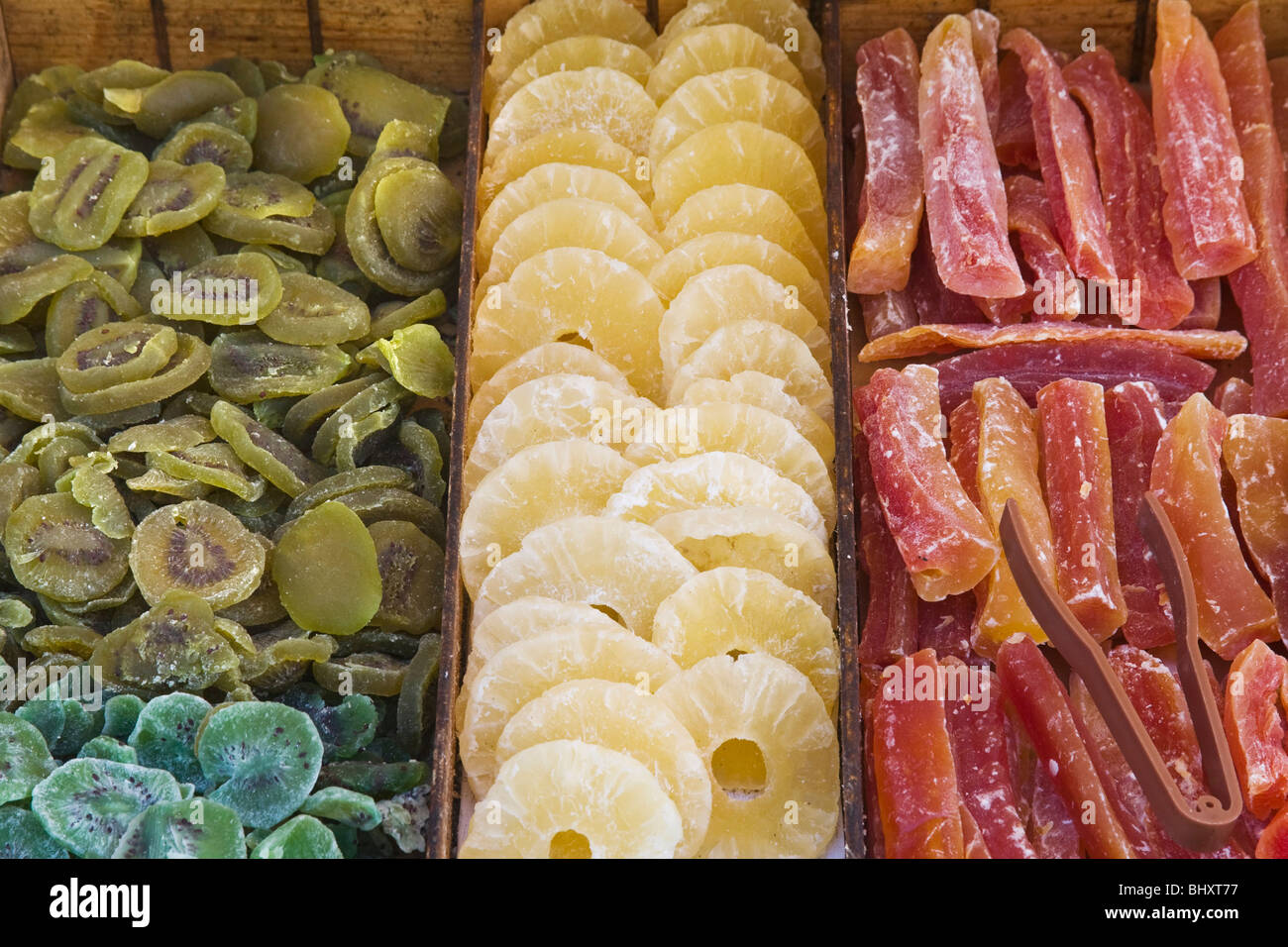 glaceed fruits Stock Photo