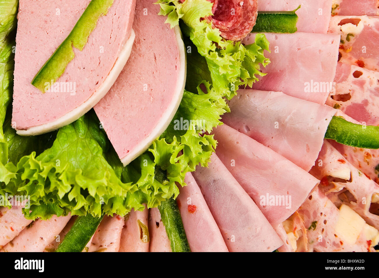 cold meat Stock Photo