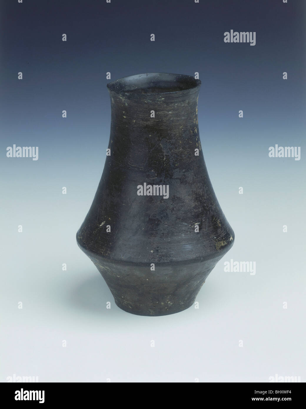 Black pottery beaker, Longshan culture, China, c2500 BC. Artist: Unknown Stock Photo