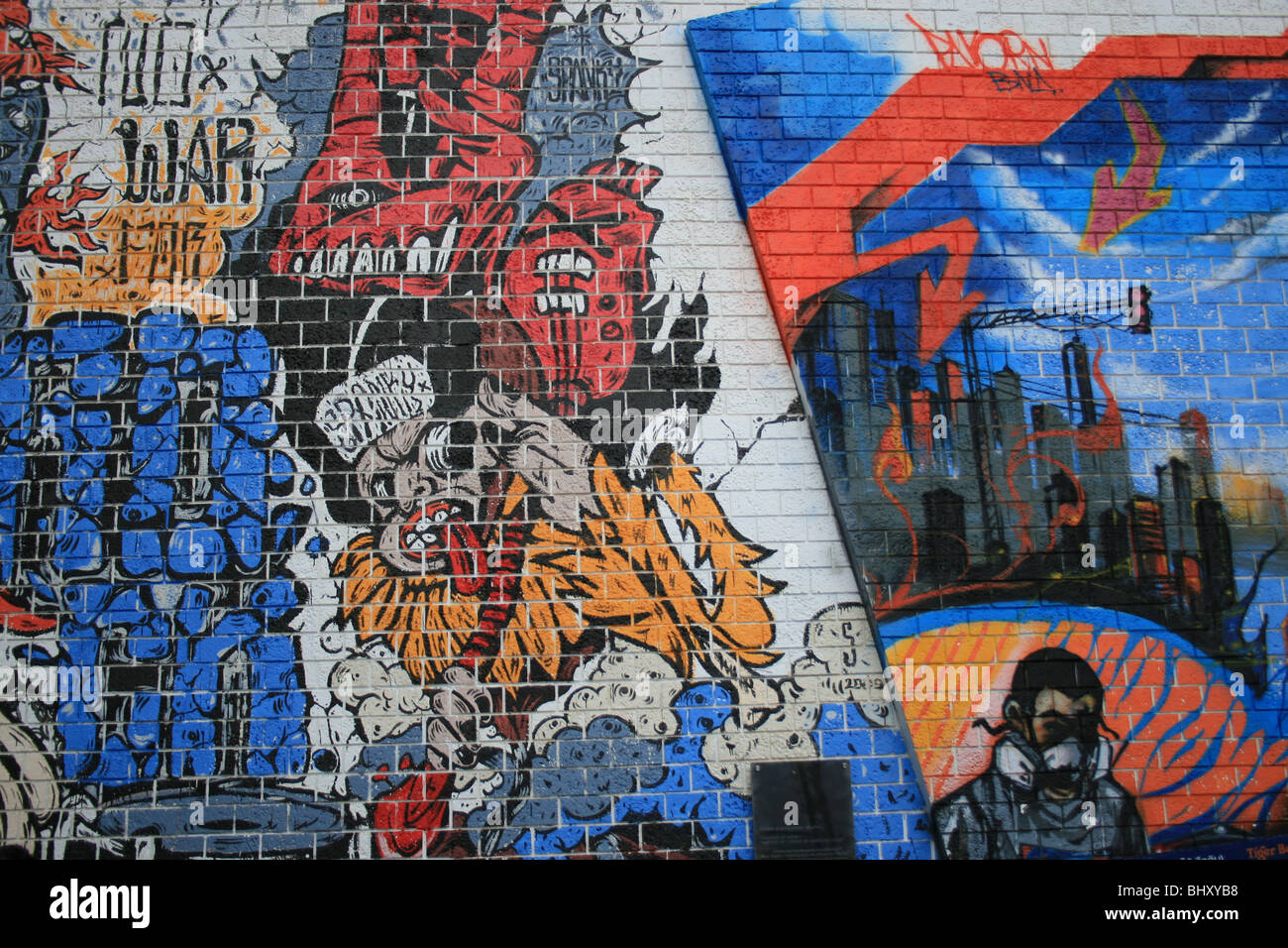 Thai graffiti art, Bangkok, Thailand Stock Photo Alamy