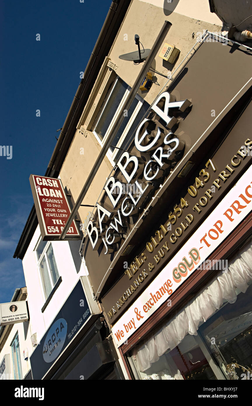 babber jewellers soho road birmingham Stock Photo Alamy