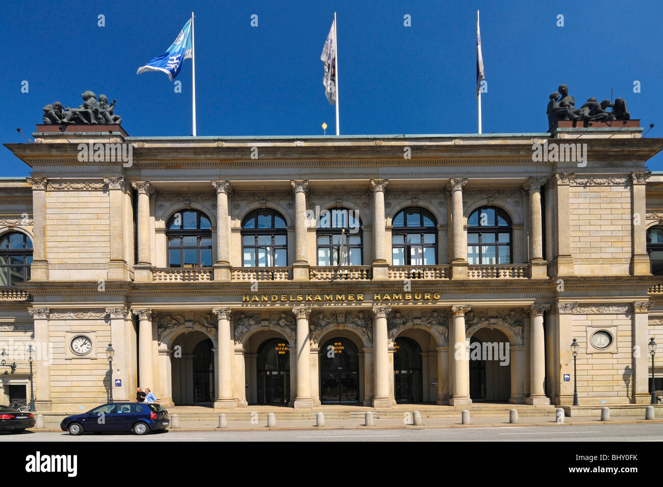 The Chamber of Commerce in Hamburg, Germany Stock Photo Alamy