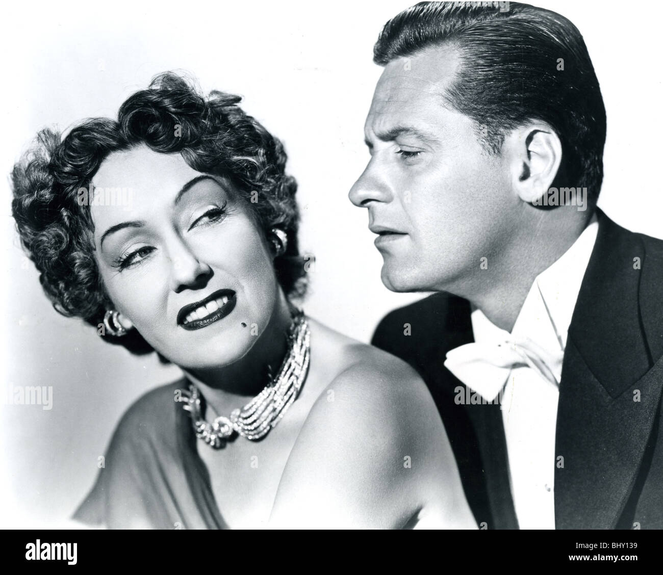 SUNSET BOULEVARD - 1950 Paramount film with Gloria Swanson and William Holden Stock Photo