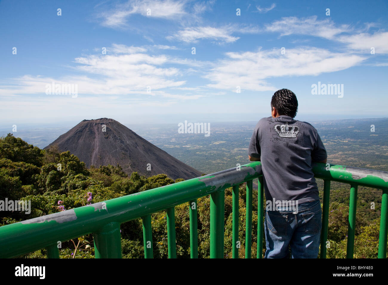 Izalco Volcano, Cerro Verde, El Salvador Stock Photo