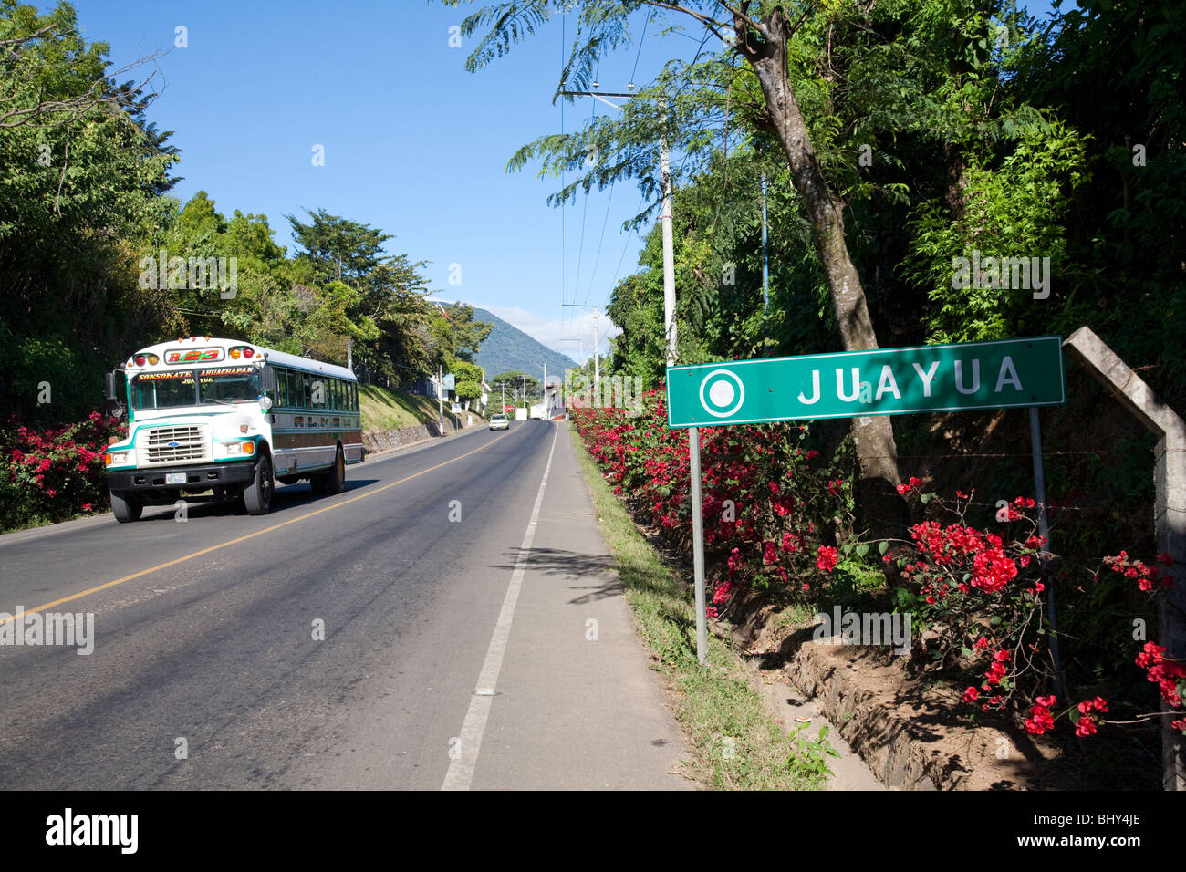 Juayua, Ruta de las Flores, El Salvador Stock Photo