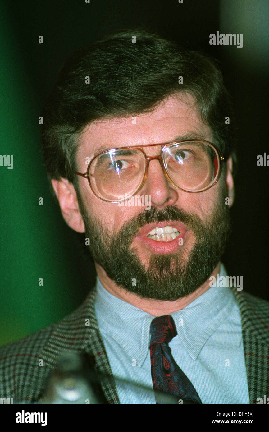 GERRY ADAMS MP PRESIDENT OF SINN FEIN 05 February 1991 Stock Photo