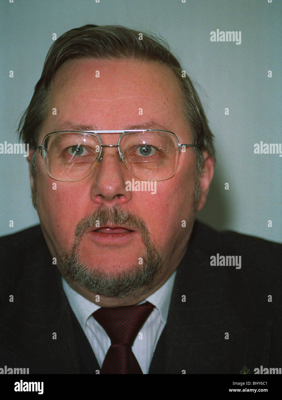 VYTAUTAS LANDSBERGIS PRESIDENT OF LITHUANIA 28 January 1992 Stock Photo