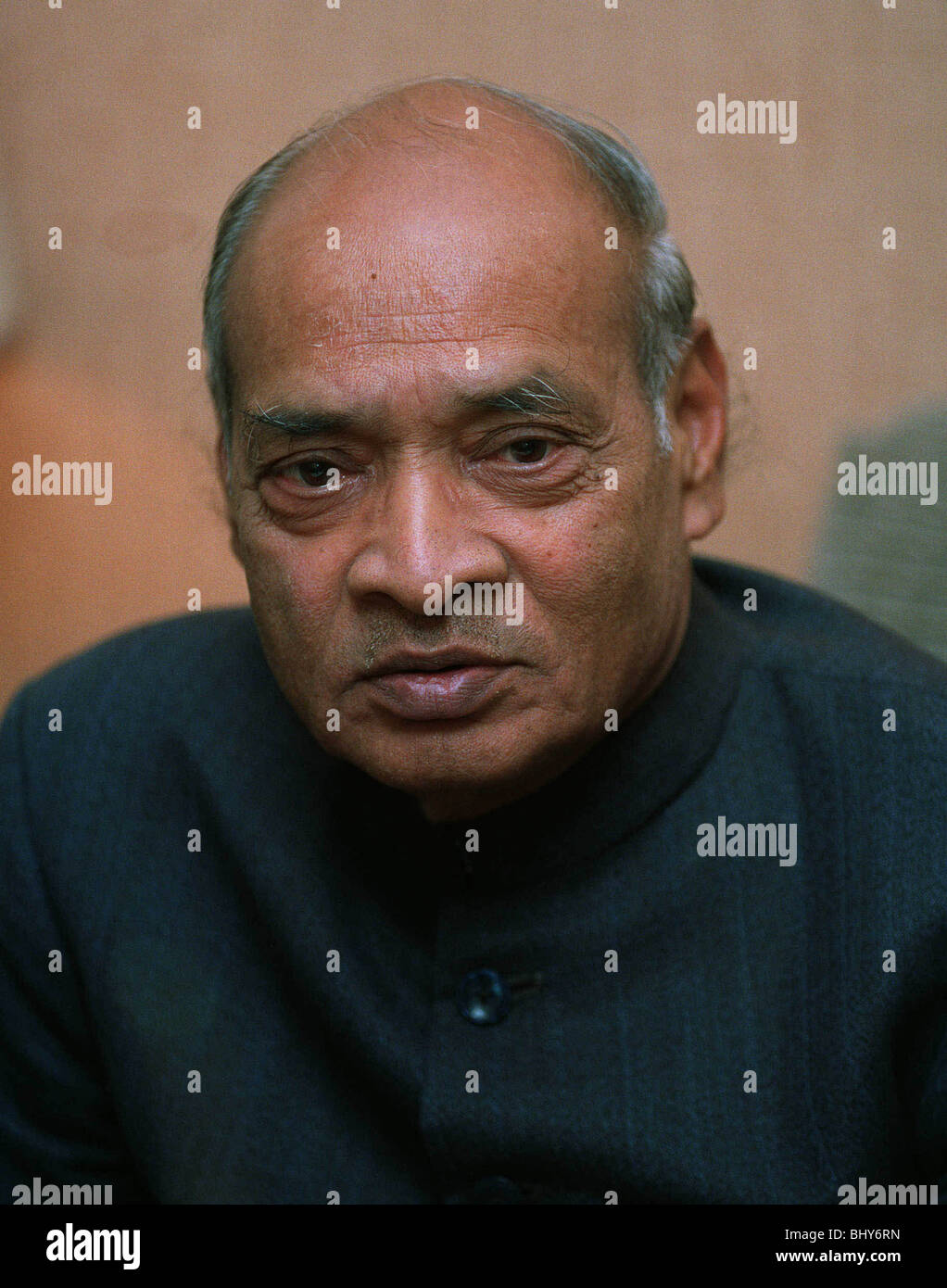 SHRI P V NARASIMHA RAO PRIME MINISTER OF INDIA 11 November 1991 Stock Photo