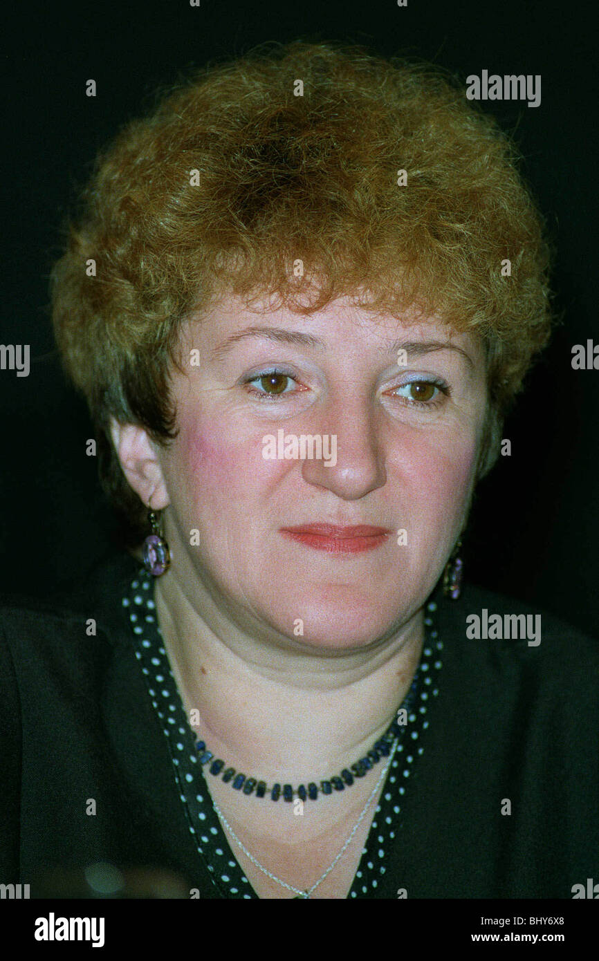 GALINA STAROVOITOVA SUPREME ADVISORY CMTE RUSSIA 16 May 1992 Stock Photo