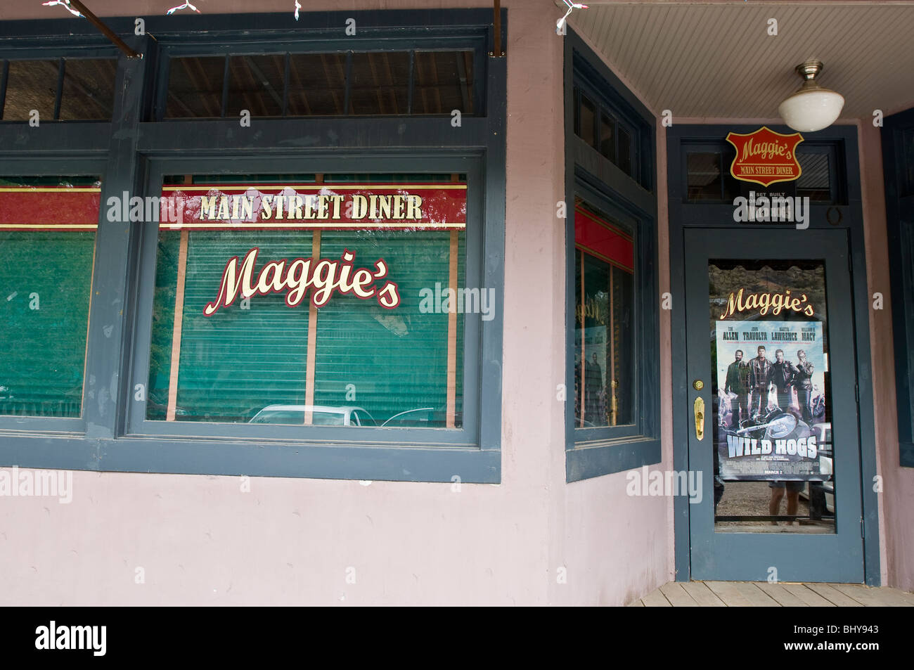 Maggie's Main Street Diner featured in movie "Wild Hogs", Madrid, New