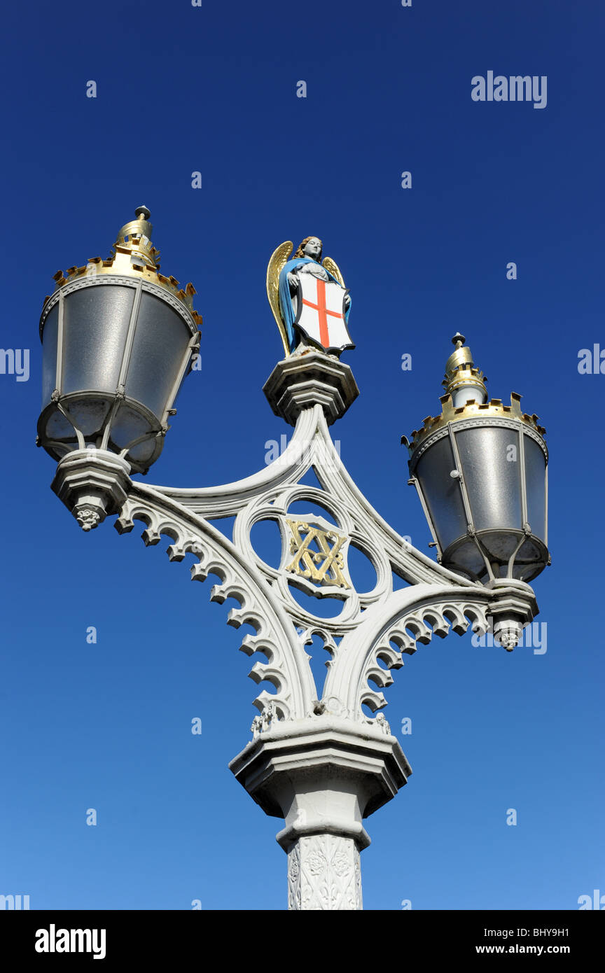 Ornate street lamps on Lendal Bridge City of York in North Yorkshire England Uk Stock Photo