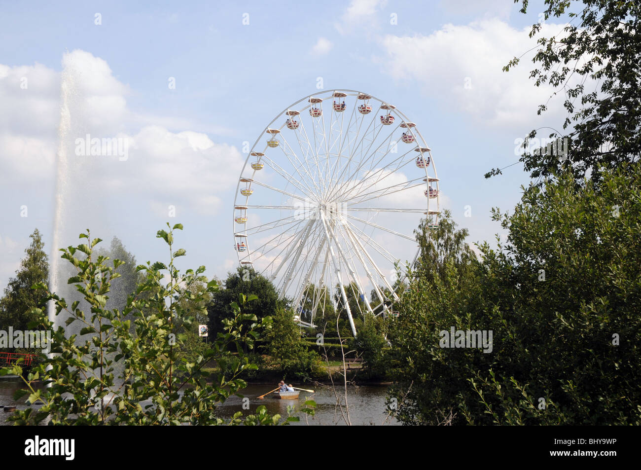 Ferris wheel in Serengeti Park, Hodenhagen, Germany Stock Photo