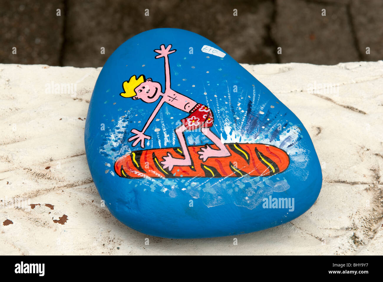 Painted Rocks Surfer Painted rock hi-res stock photography and images - Alamy