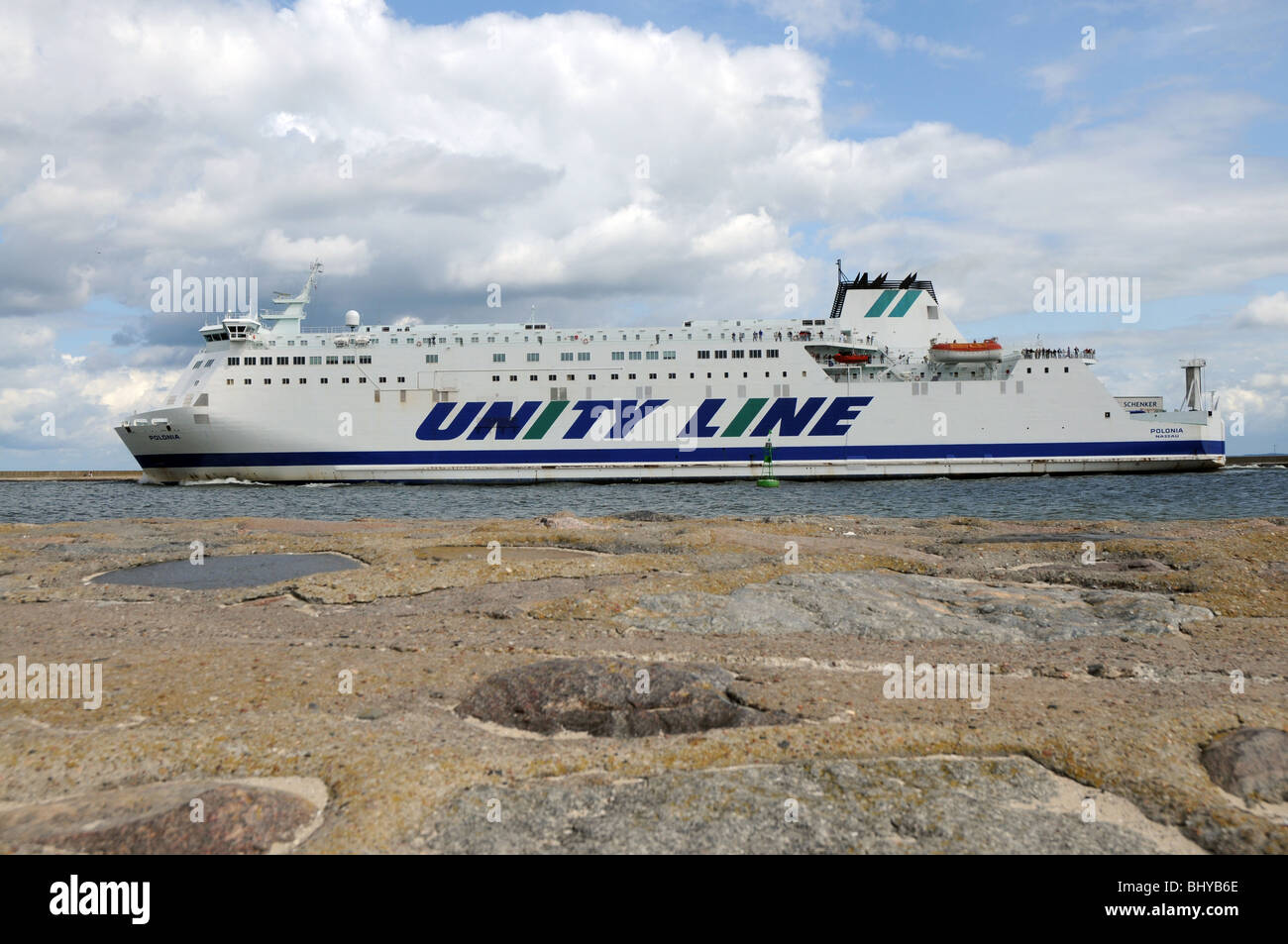 Polish Unity Line "Polonia" ferry boat, Baltic Sea in Swinoujscie, Poland  Stock Photo - Alamy