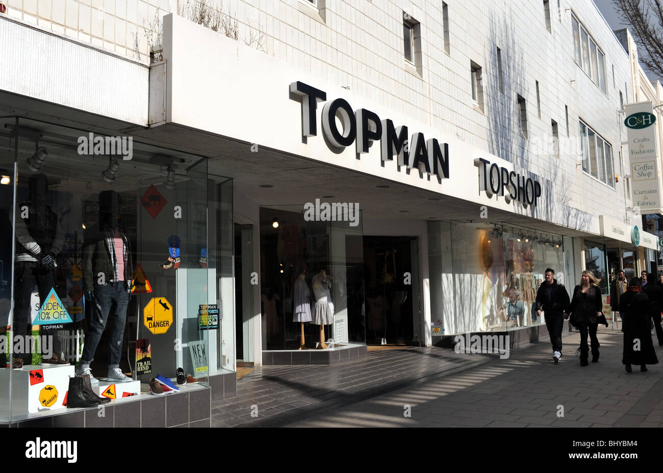 The Topman Topshop store in Western Road Brighton Sussex UK Stock Photo -  Alamy