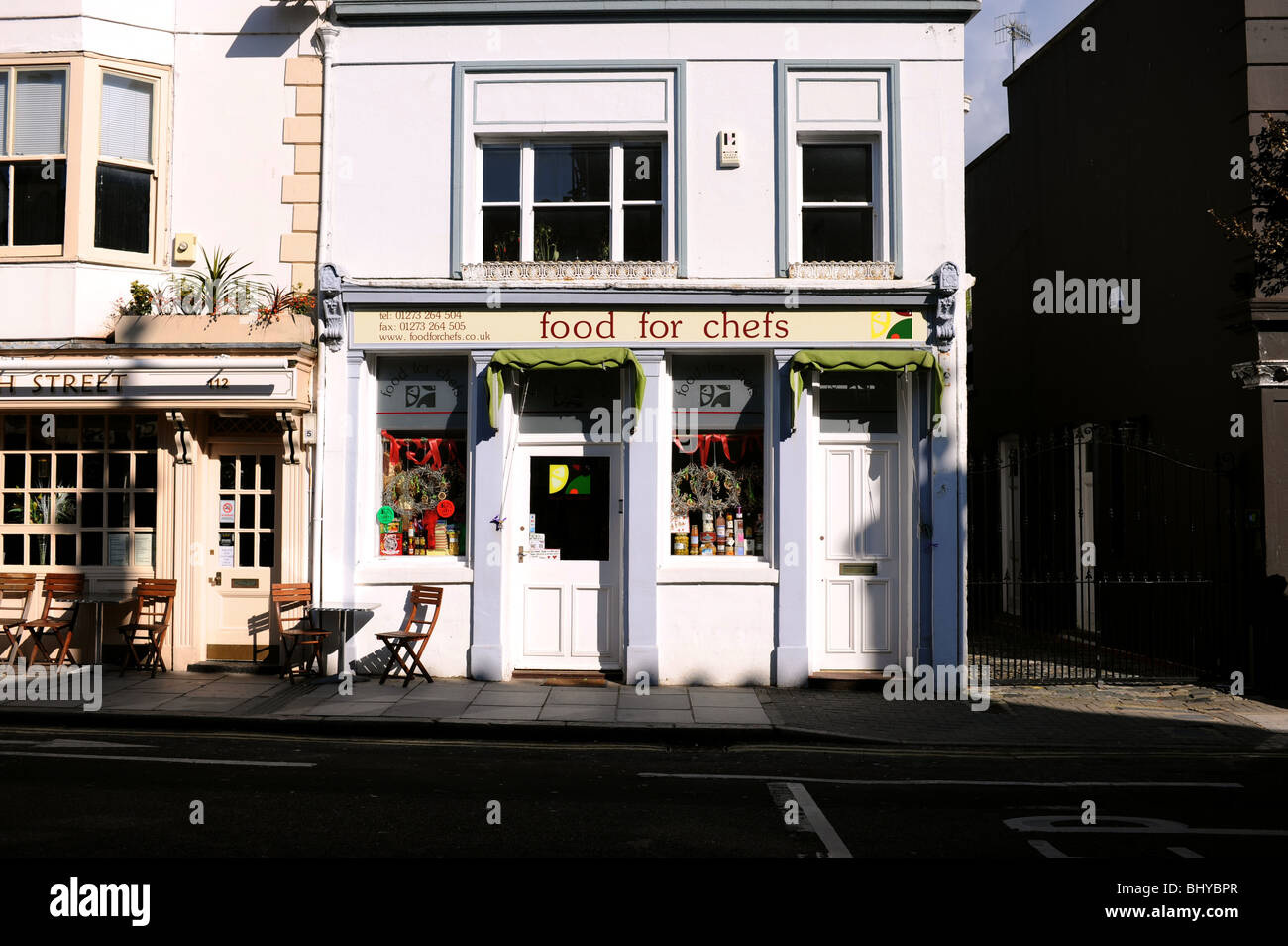 The Food for Chefs shop in Church Street Brighton Sussex UK Stock Photo