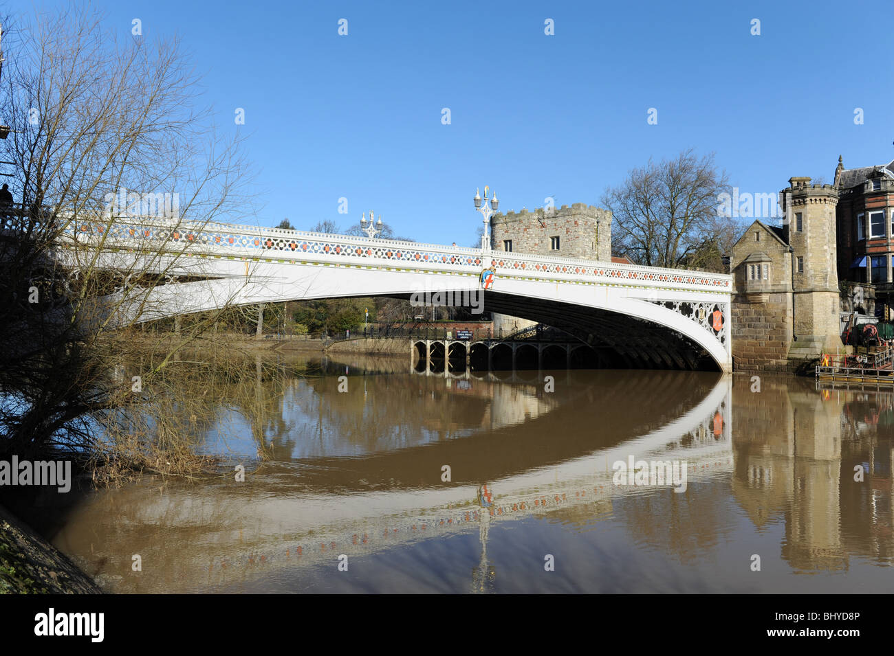Lendal Bridge over the River Ouse City of York in North Yorkshire England Uk Stock Photo