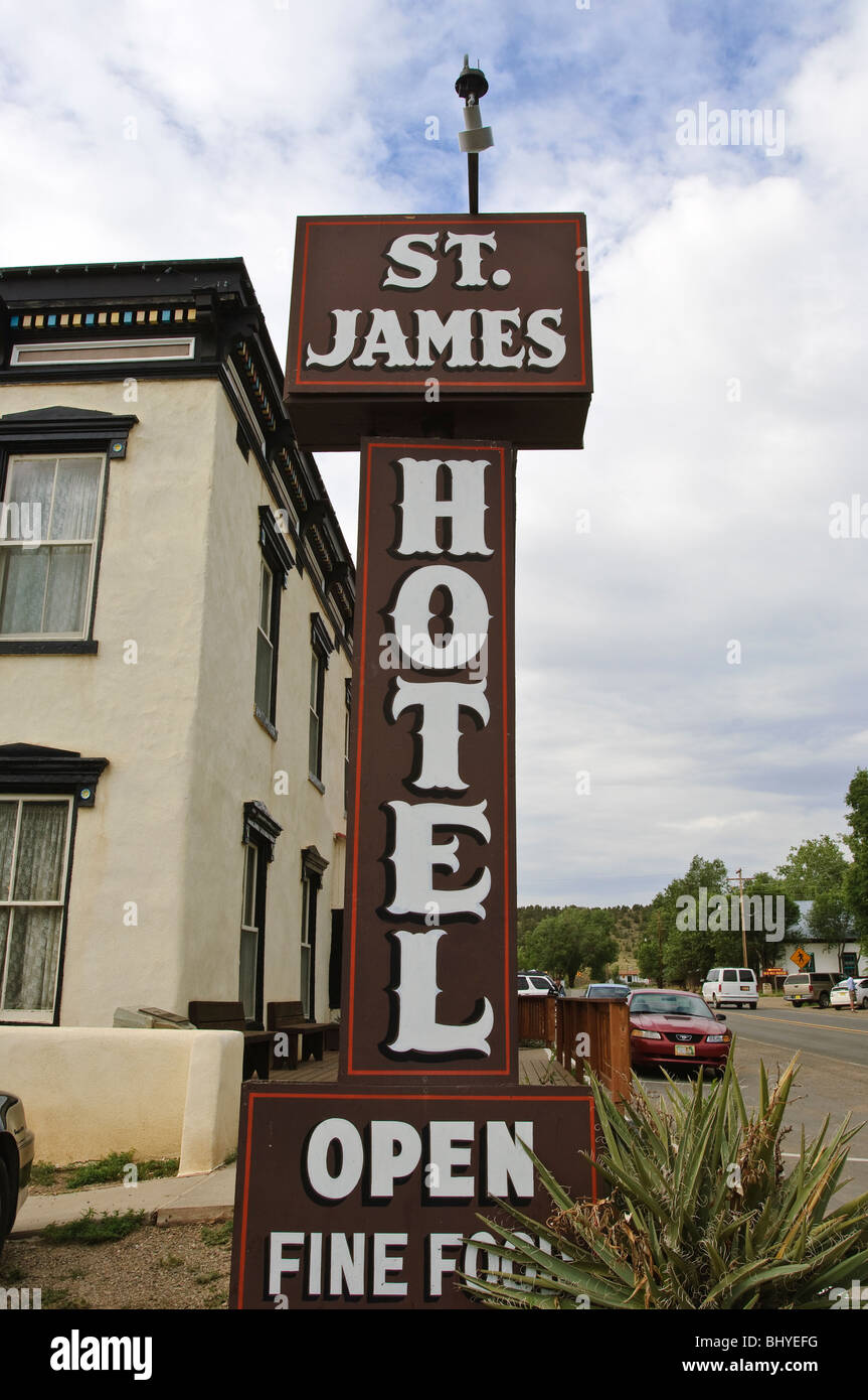 Old Saint James Hotel Cimarron, New Mexico Stock Photo - Alamy