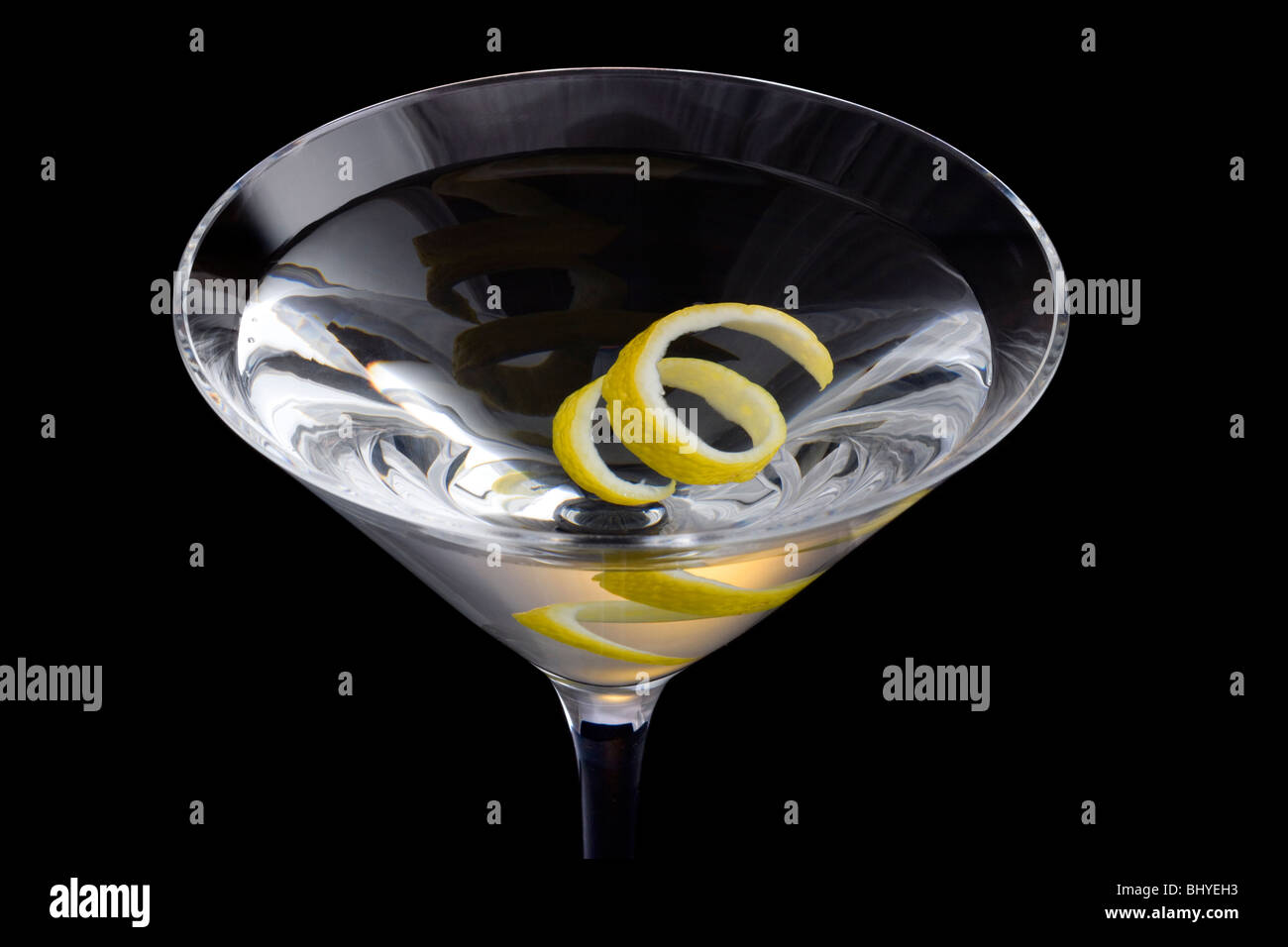 Lemon twist garnish hires stock photography and images Alamy