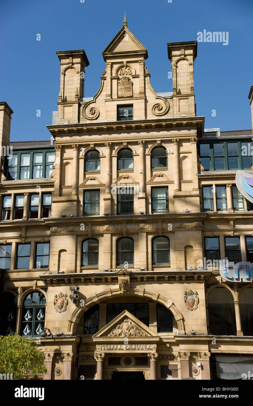 Corn and Produce Exchange Building in Exchange Square Manchester Stock