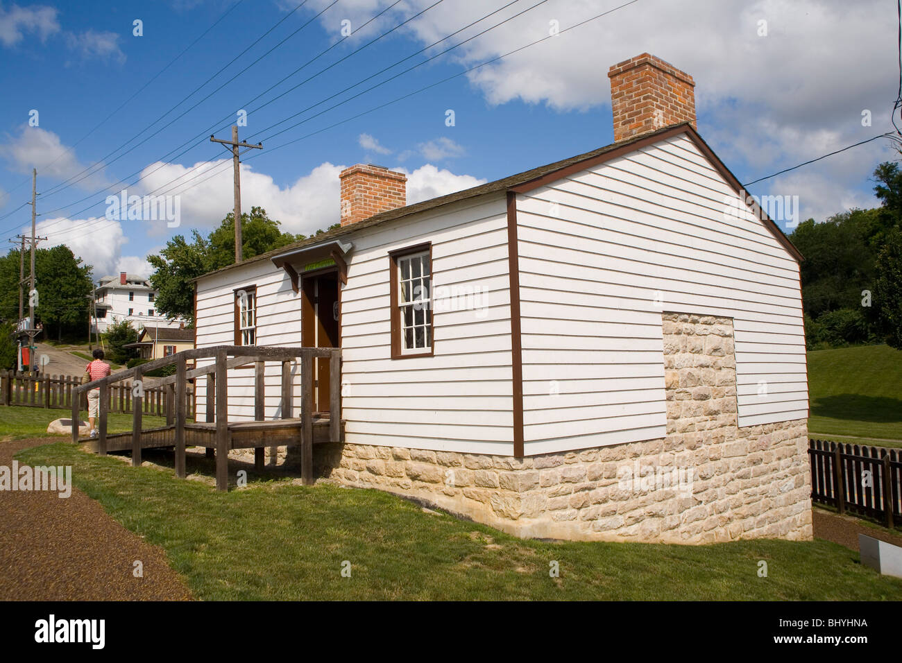 Huckleberry Finn House in Hannibal, Missouri Stock Photo
