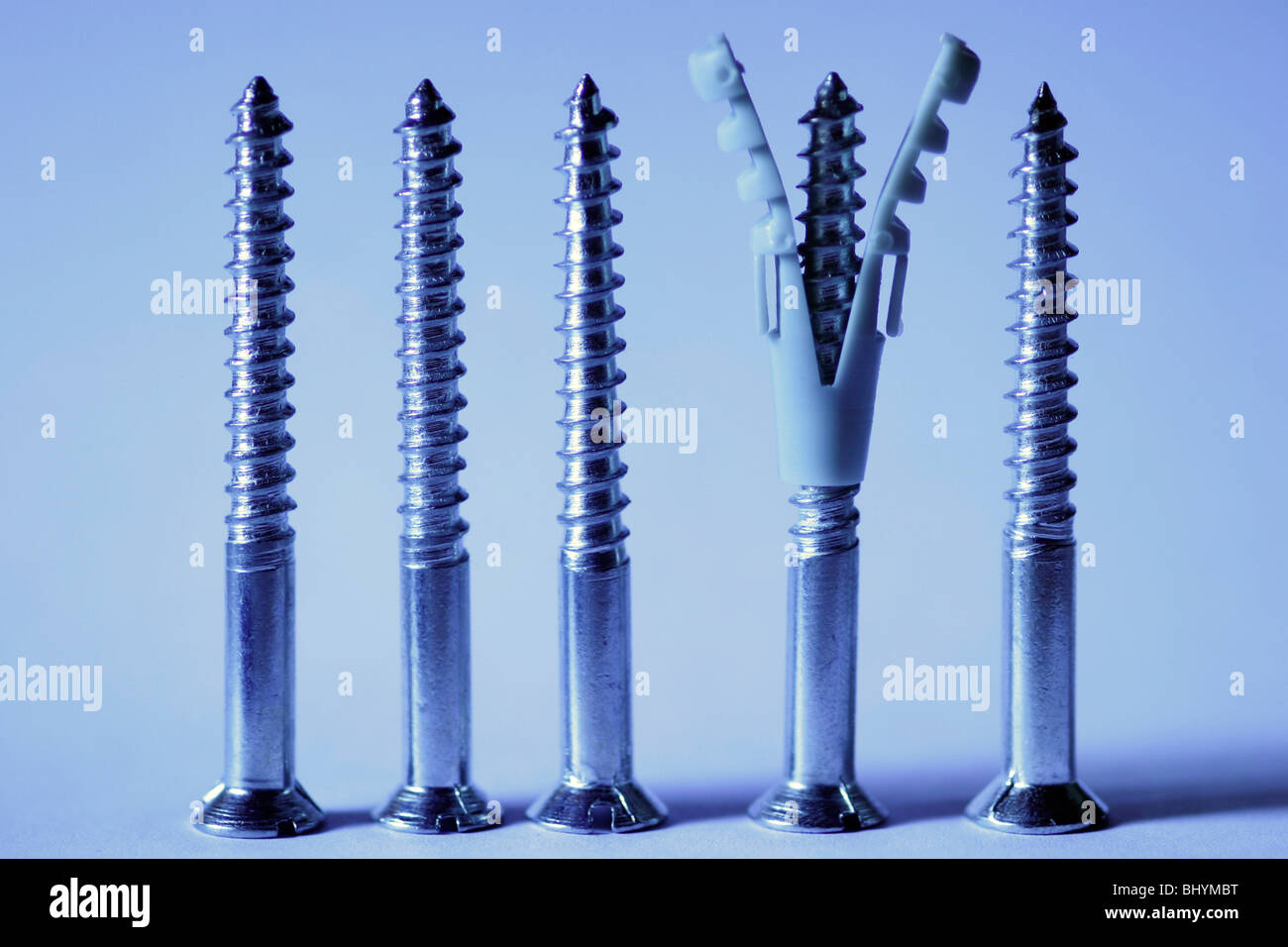 dowel and screws Stock Photo Alamy