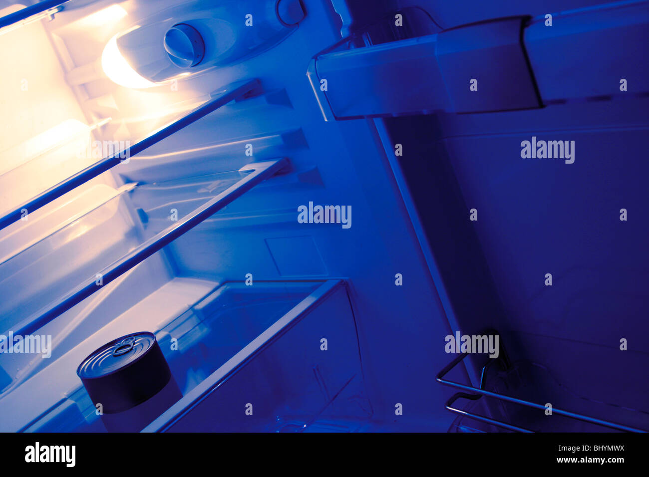 Box in a refrigerator Stock Photo Alamy