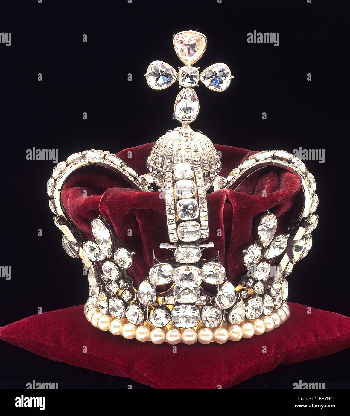 The crown of Mary of Modena, c1685. Artist: Unknown Stock Photo