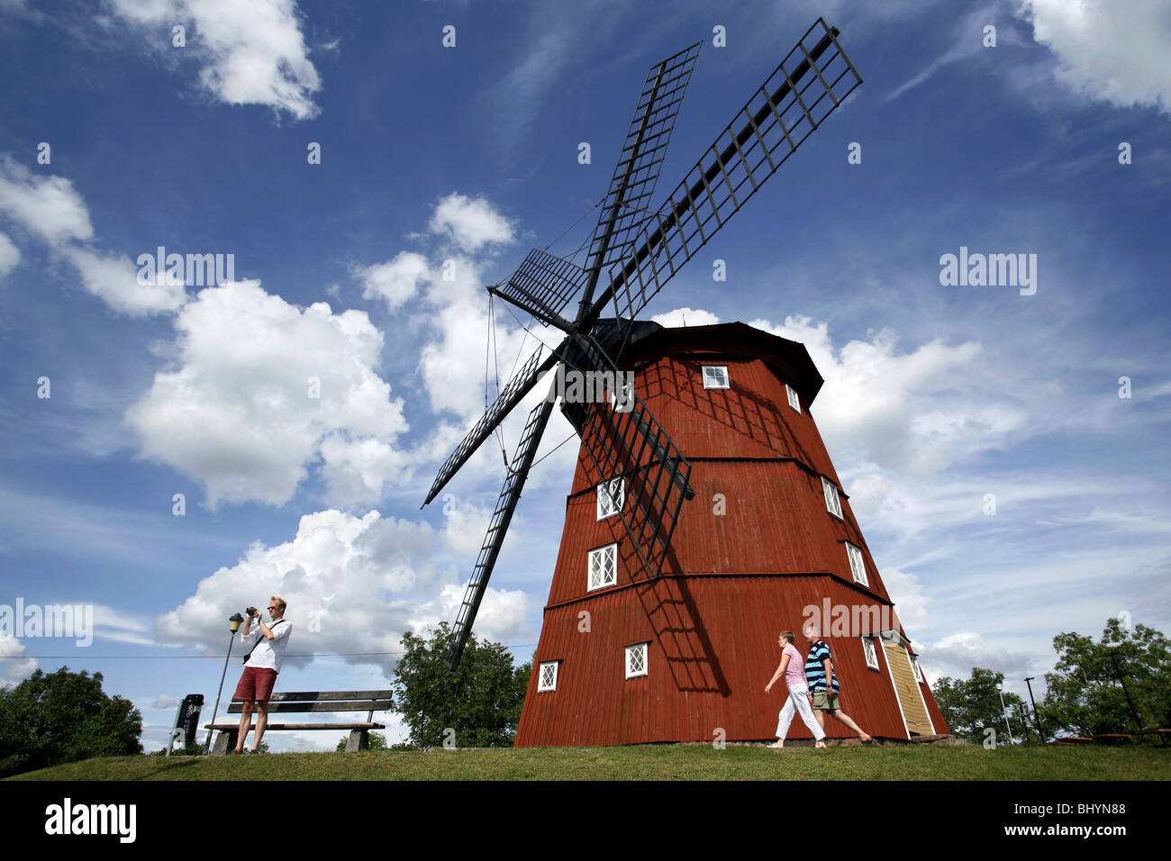 Old Mill, Strängnäs, Södermanland, Sweden Stock Photo