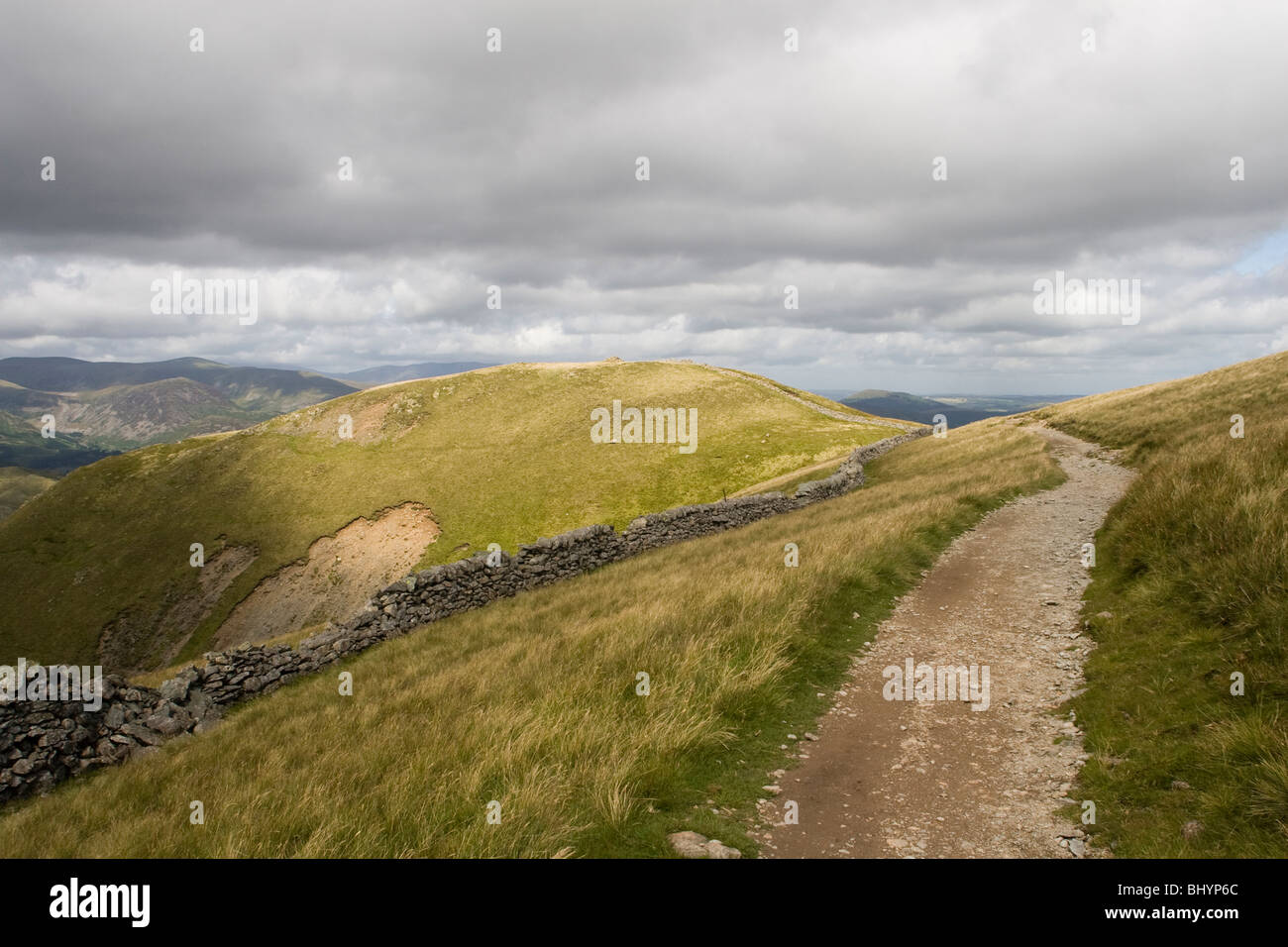 Site of the High Street Roman Road, Lake District National Park Stock Photo